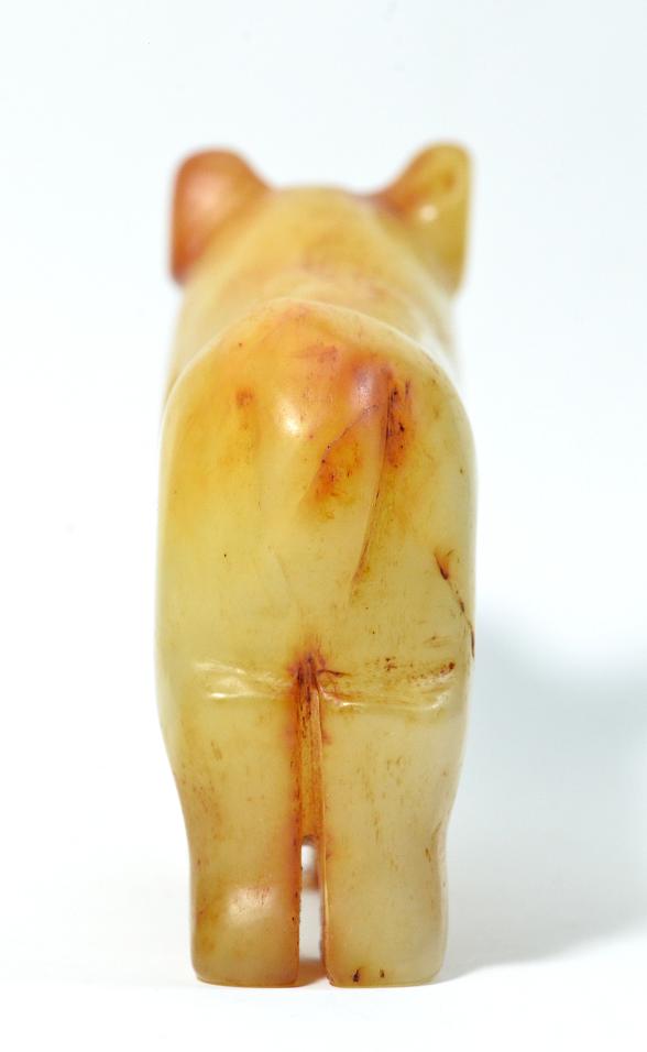 A Rare White Jade of Rhino, Song Dynasty